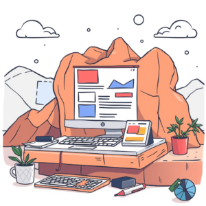 ilustración de paginas web dinamicas frente las estáticas